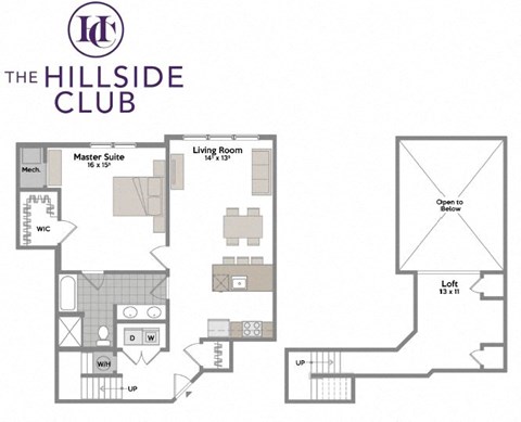 1 bed 1 bath A at Hillside Club Apartments, Livingston, NJ